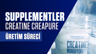 Supplementler Creatine Creapure Üretim Süreci [upl. by Tema]