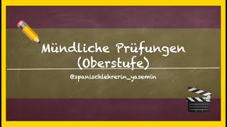 🗣Wie gelingt mir eine gute mündliche Prüfung⎜spanischlehrerinyasemin [upl. by Lefty]