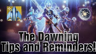 Destiny 2 The Dawning Things You Need To Know [upl. by Gnuj552]