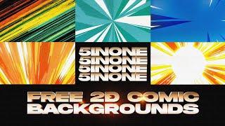 Speedlines Backgrounds  5inOne Free Backgrounds For All Editing Platforms [upl. by Yenhoj]