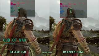 RX 6600 vs RX 6700xt 1440p gaming 2024 [upl. by Ronacin]