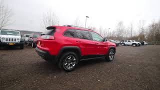 2019 Jeep Cherokee Trailhawk 4x4  Red  KD108393  Redmond  Seattle [upl. by Bertrand]