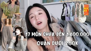 Shopee Haul ✅ Quần dưới 200k ✔️ Túi dưới 100k ✅ thời trang hằng ngày giá HSSV rẻ bất ngờ [upl. by Ronda733]