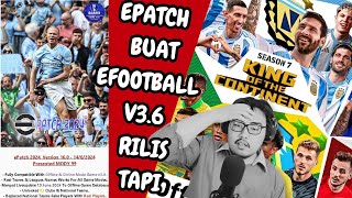 UPDATE EPATCH V160 MOD UNLOCK TEAMS amp LISENSI EFOOTBALL 2024 V36 SUDAH RILIS TAPI 🤦‍♂️🤑🤐 [upl. by Anirehs]