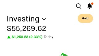 Over 60000 in dividends this week Robinhood portfolio hits 5500000 👏💸💰 [upl. by Vinna]