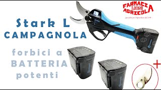 Stark L Campagnola RECENSIONE forbici potatura a batteria [upl. by Owena520]