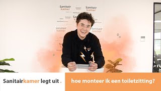 Een wc bril monteren hoe doe ik dat  Sanitairkamernl [upl. by Lekim]