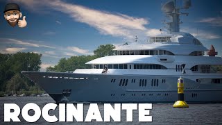 Superyacht ROCINANTE  first Seatrial after Refit  Lurssen Shipyard [upl. by Lad]