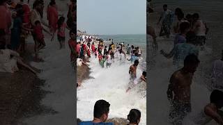 Digha 🏖️ জবরদস্ত উত্তাল উচ্চাকাঙ্খা জলোচ্ছাস 🌊 sea beach waves viral shorts [upl. by Robaina]