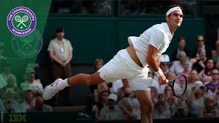 Roger Federer v Dusan Lajovic highlights  Wimbledon 2017 second round [upl. by Ear]