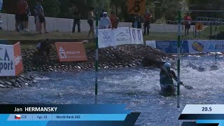 Jan Hermansky Czechia U23 SemiFinal 2024 ICF CanoeKayak Slalom Junior amp U23 World Championships [upl. by Anomor]