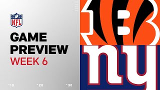 Cincinnati Bengals vs New York Giants  2024 Week 6 Game Preview [upl. by Irehj]