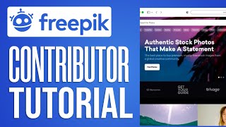 How to Earn money online from freepikcom as a contributor  Easy online work without investment [upl. by Skerl]