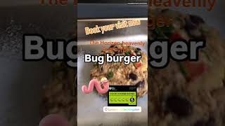 Bug burger anyone ediblebugs food [upl. by Akital]