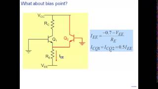 differential amplifier part 1 EE210 L35 [upl. by Ainesy41]