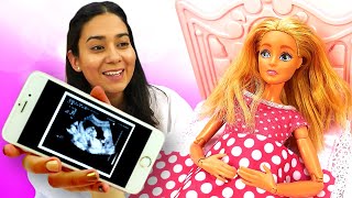 Puppen Video auf Deutsch Barbie und Ken erwarten ein Baby Spielspaß mit Valeria [upl. by Uzzia]