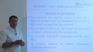 121  Operações Imobiliárias  Avaliação de Imóveis [upl. by Esorrebma403]