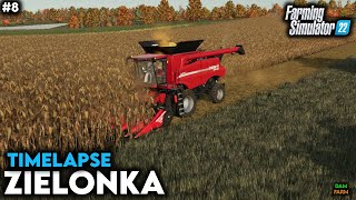 Wheat and barley sowing weeding control amp corn harvesting contract  FS22 Timelapse Zielonka  8 [upl. by Cardinal]