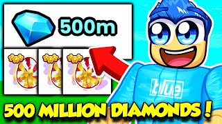 I GOT 500 MILLION DIAMONDS IN PET SIMULATOR 99 [upl. by Natividad]