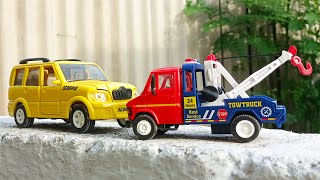 Unboxing Scale Model Centy Toys Mahindra Scorpio  Tow Truck Diecast Car miniature 😊 [upl. by Frohman]