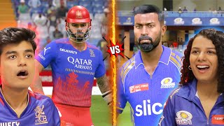 RCB v MI  Playing The Best IPL Game  SlayyPop [upl. by Rimat660]