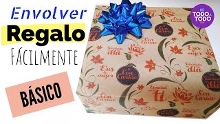 🎁Cómo ENVOLVER una caja de REGALO fácilmente🎀 Papel Kraft [upl. by Oeak500]