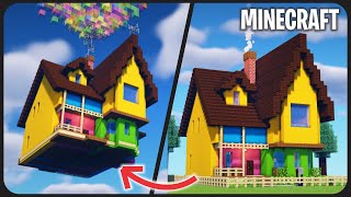 Cara Membuat Rumah TERBANG dari Film UP   Minecraft Modern Pt62 [upl. by Tahp636]