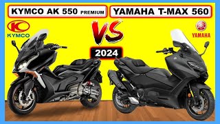 ➤ NUEVA KYMCO AK550 PREMIUM vs YAMAHA TMAX 560  2024 Bien pero NO trompo1 [upl. by Fania520]