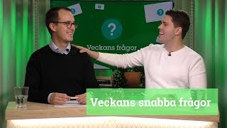 Veckans snabba frågor  Håll koll med Nicklas amp Philip [upl. by Winters]