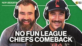 Travis Makes Chiefs History Jason’s War on Stats and Settling a Bet with Patrick Mahomes  Ep 103 [upl. by Domeniga34]