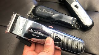 50 Cal Mag Caliber VS Wahl Cordless Senior Clipper Barber Review [upl. by Sheelagh901]