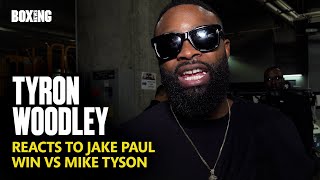 Tyron Woodley Reacts To Mike Tyson Loss To Jake Paul [upl. by Aleetha]