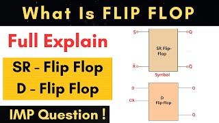 what is Flip Flop And Types   SR Flip Flop  D Flip Flop  Computer System  CS Chopda Classes [upl. by Sower]