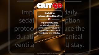 Sedation Interruption Benefits [upl. by Hillel]