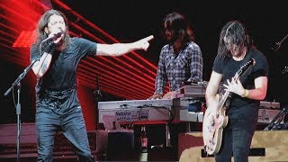 FOO FIGHTERS — Fan on stage Brisbane  Joey McClennan plays Monkey Wrench [upl. by Whyte]