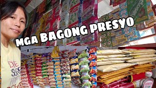 SARI SARI STORE MGA BAGONG PRESYO [upl. by Ayanej]