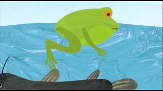 Little green frog song childrens song [upl. by Sweet]