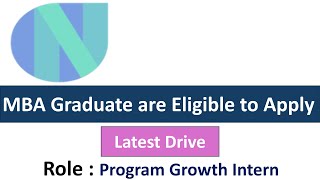 Newton School Hiring Program Growth Intern  MBA Graduate are Eligible to Apply [upl. by Akinod]