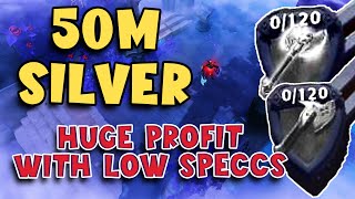 Over 50M Silver With No Specs  Europe Server  Albion Online [upl. by Oruasi]