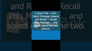 How to recall email in outlook  How to replace email in outlook [upl. by Nyrmac]