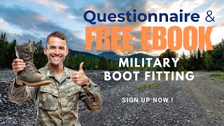 ENStop Military Boot Pain Join Boot Fitting Study Free eBook 🎖️ [upl. by Ecirtam]