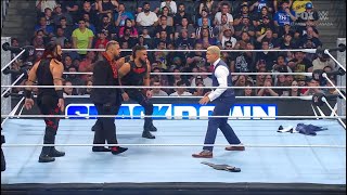 Solo Sikoa Confronts Cody Rhodes  WWE SmackDown 9062024 [upl. by Wilkens]