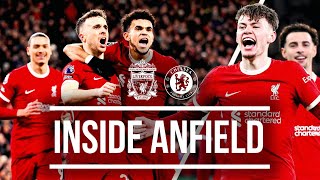 Best View Of Emphatic Premier League Win  Inside Anfield  Liverpool 41 Chelsea [upl. by Paulette]