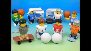 2004 LEGO SPORTS SET OF 8 McDONALDS HAPPY MEAL FULL COLLECTION VIDEO REVIEW [upl. by Akimaj]