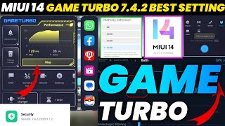 Game Turbo 742 Best Settings  90Fps No Lag Game Turbo Setup  How to Install game Turbo [upl. by Hambley]