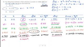 Bisection Method  Example 2  Numerical Computation [upl. by Pacheco]