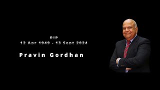 SARS Commissioner Edward Kieswetter pays tribute to the late former SARS Commissioner Pravin Gordhan [upl. by Hamachi]