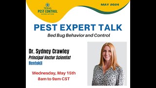 Pest Expert May 24  Dr Sydney Crawley [upl. by Julie]