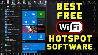 Best FREE Wifi Hotspot Software Specially For WINDOWS 10 [upl. by Amsab251]