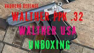 New Walther PPK 32 ACP Unboxing Short Table Top Review and quick comparison [upl. by Hauge]